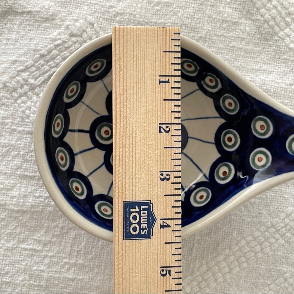 Boleslawiec Handcrafted Traditional Polish Pottery Condiment Dish - Picture 7 of 8